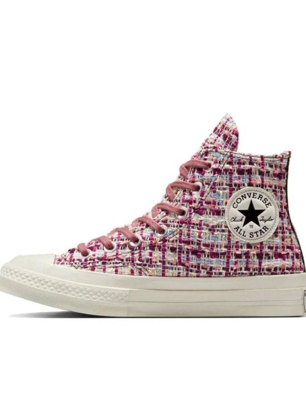 Unisex Tweed Chuck Taylor Converse Chuck 70 Tweed Shimmer High Top M7 W9